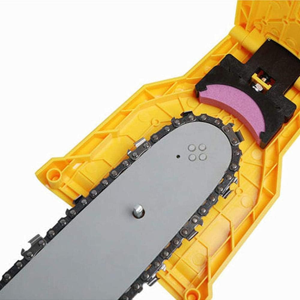 Chainsaw sharpener for precise sharpening of chains