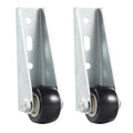 Low-Profile Side-Mount Caster Wheels for Furniture