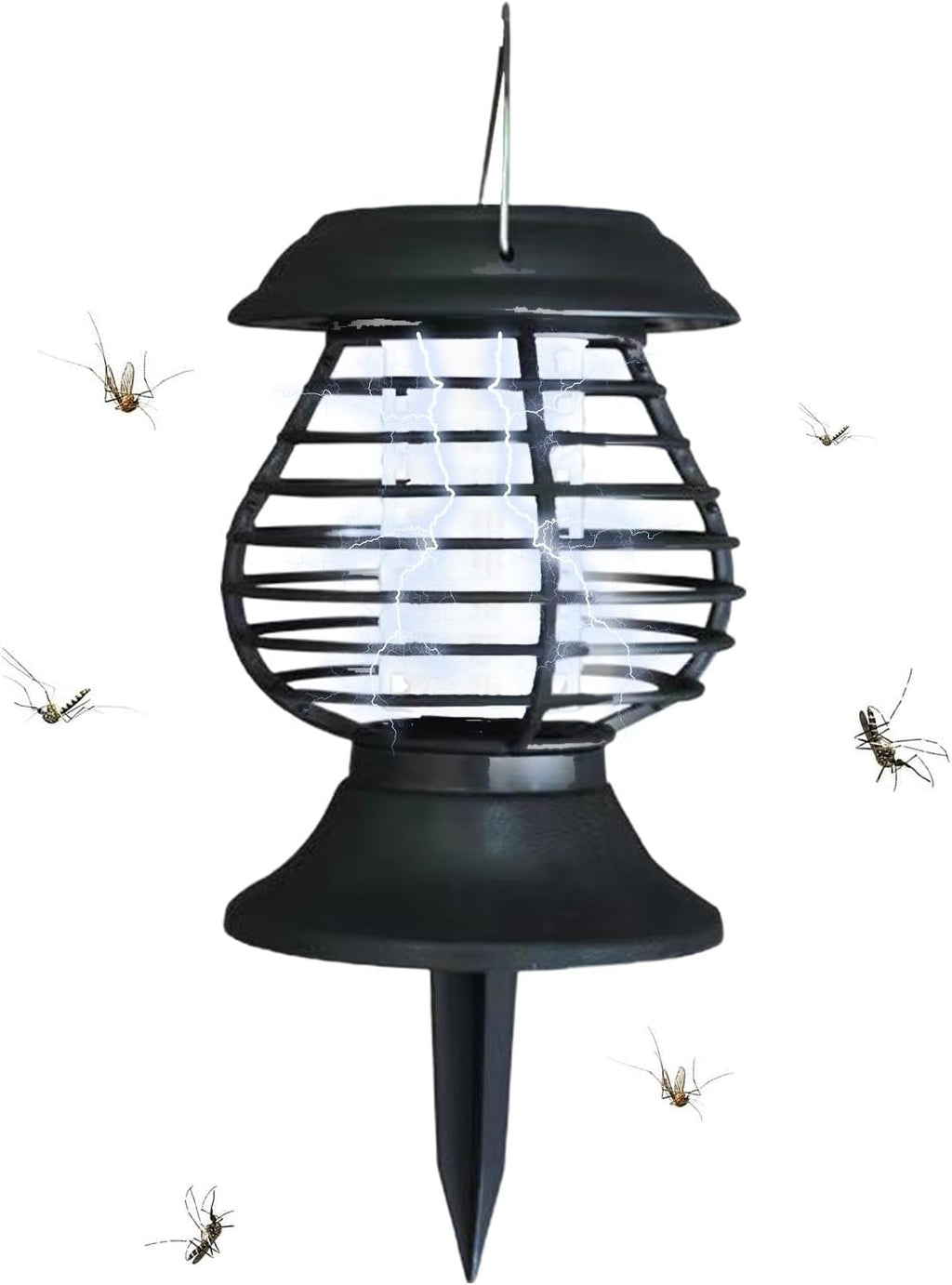 Solar Insect Defense Lamp with LED Light – Effective Mosquito Control for the Garden