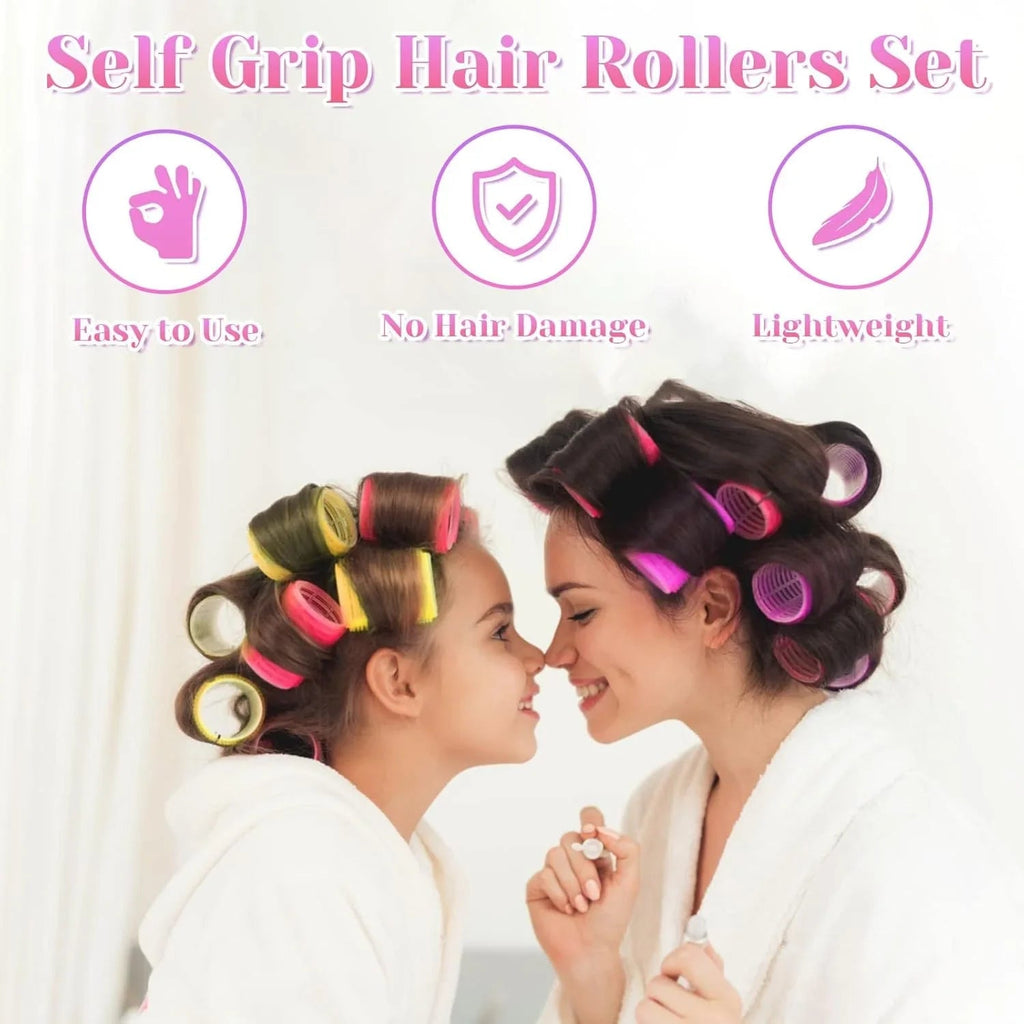 Self-adhesive hair rollers | For voluminous and long-lasting curls