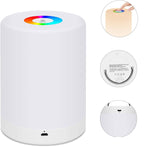 Dimmable Portable LED Lamp – Color Changing Table Lamp with Touch Control for Cozy Lighting