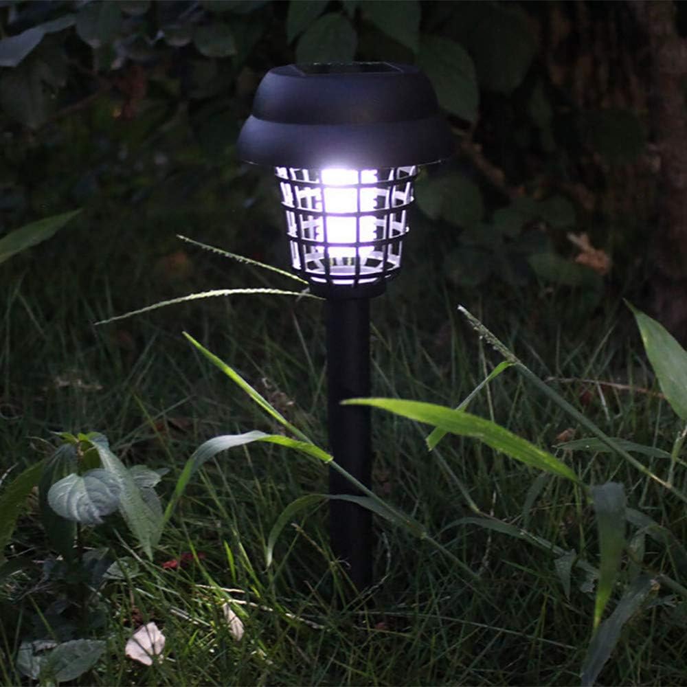 Solar Insect Killer with LED Light – Waterproof Garden Light for Mosquito Repulsion