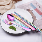 Cutlery Set GoCutlery | 4-piece for on the go | Stainless Steel & BPA-free | With Transport Case