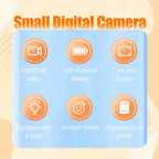 Mini Keychain Digital Camera with 1080P Video and Retro Design – Rivoma