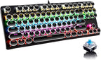 87-Key Mechanical Gaming Keyboard RGB Backlit Blue Switch