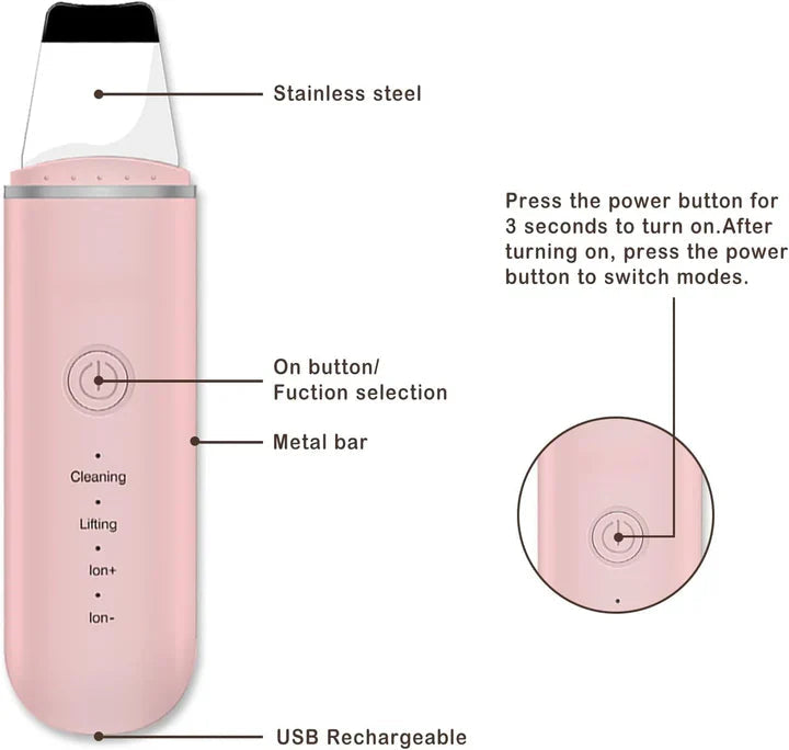 Skin scrubber for deep cleansing