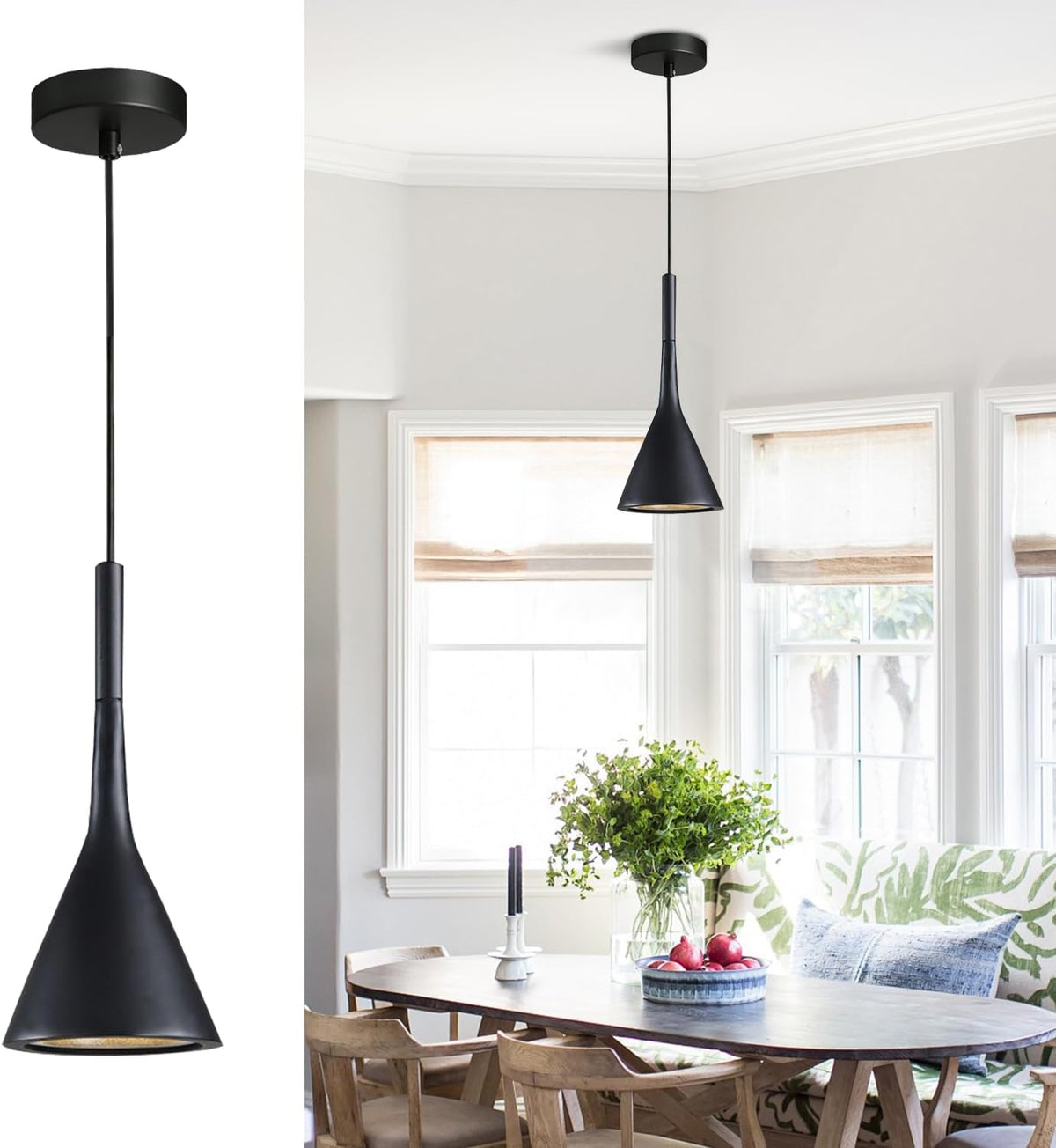LumiAura | Modern LED pendant light – Stylish design