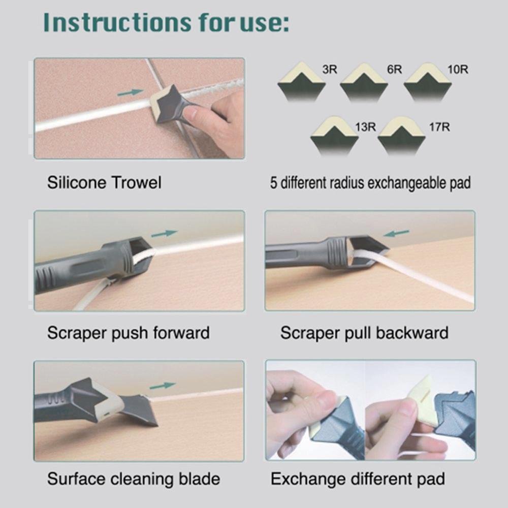 3 in 1 Upgraded Silicone Caulking Tools