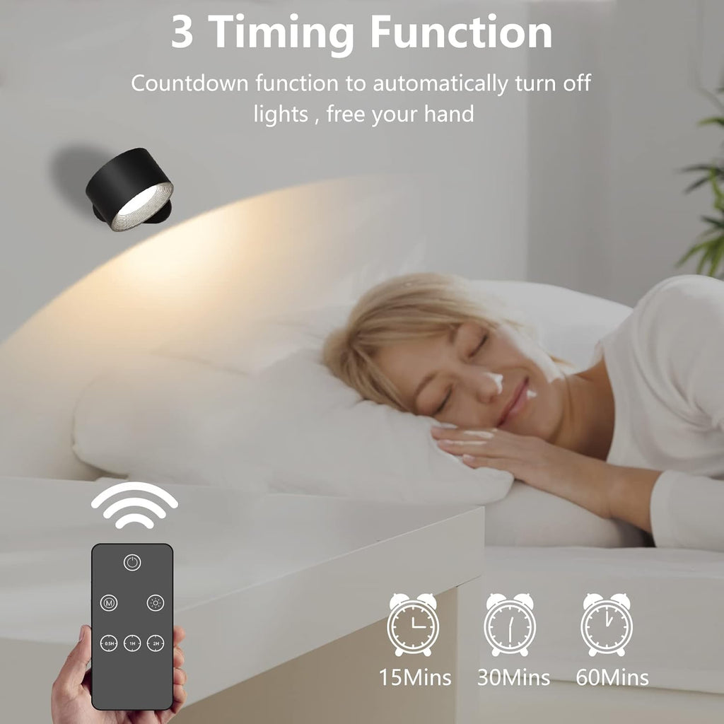 FlexiLamp – Wireless Rechargeable 360° LED Wall Light for Indoors & Outdoors