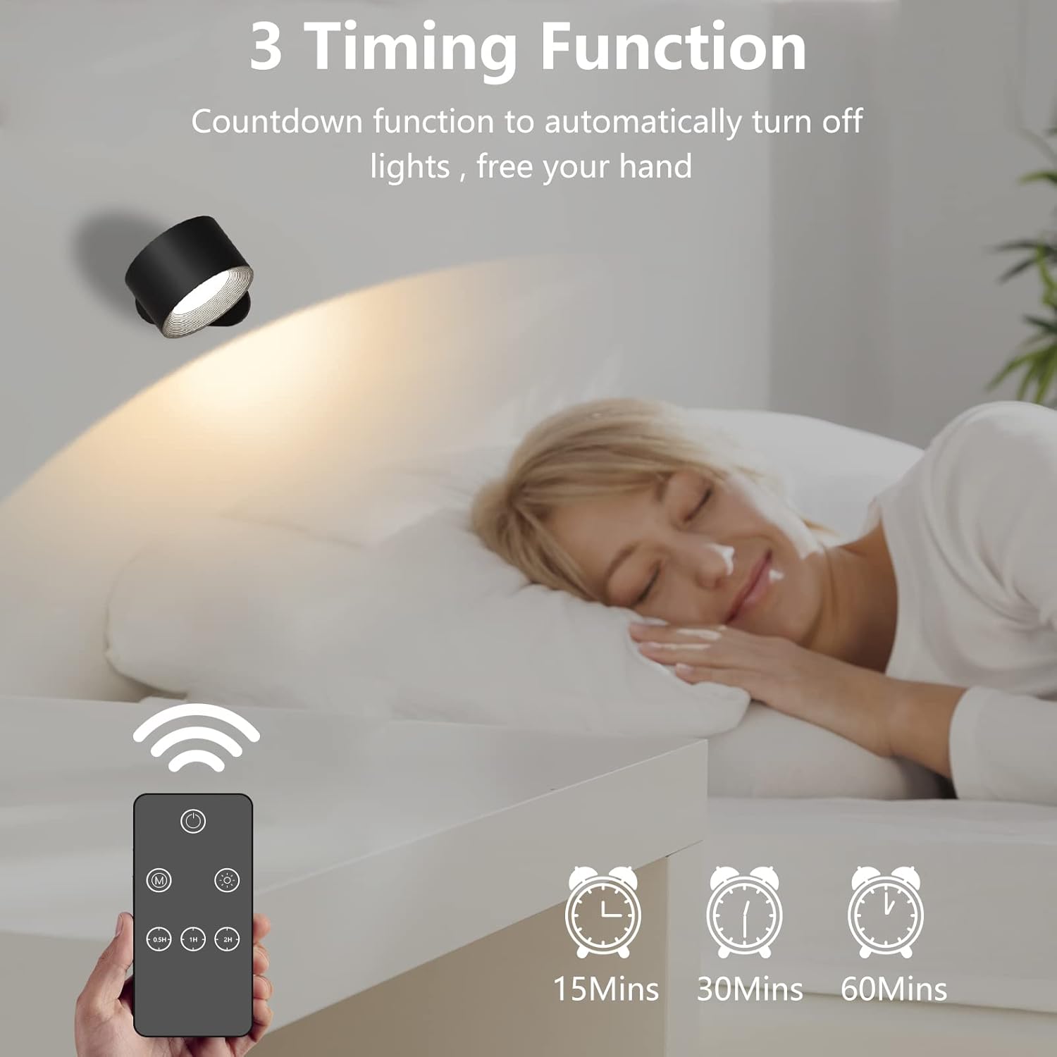 FlexiLamp – Wireless Rechargeable 360° LED Wall Light for Indoors & Outdoors