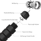 Adjustable skipping rope with Tangle-Free technology