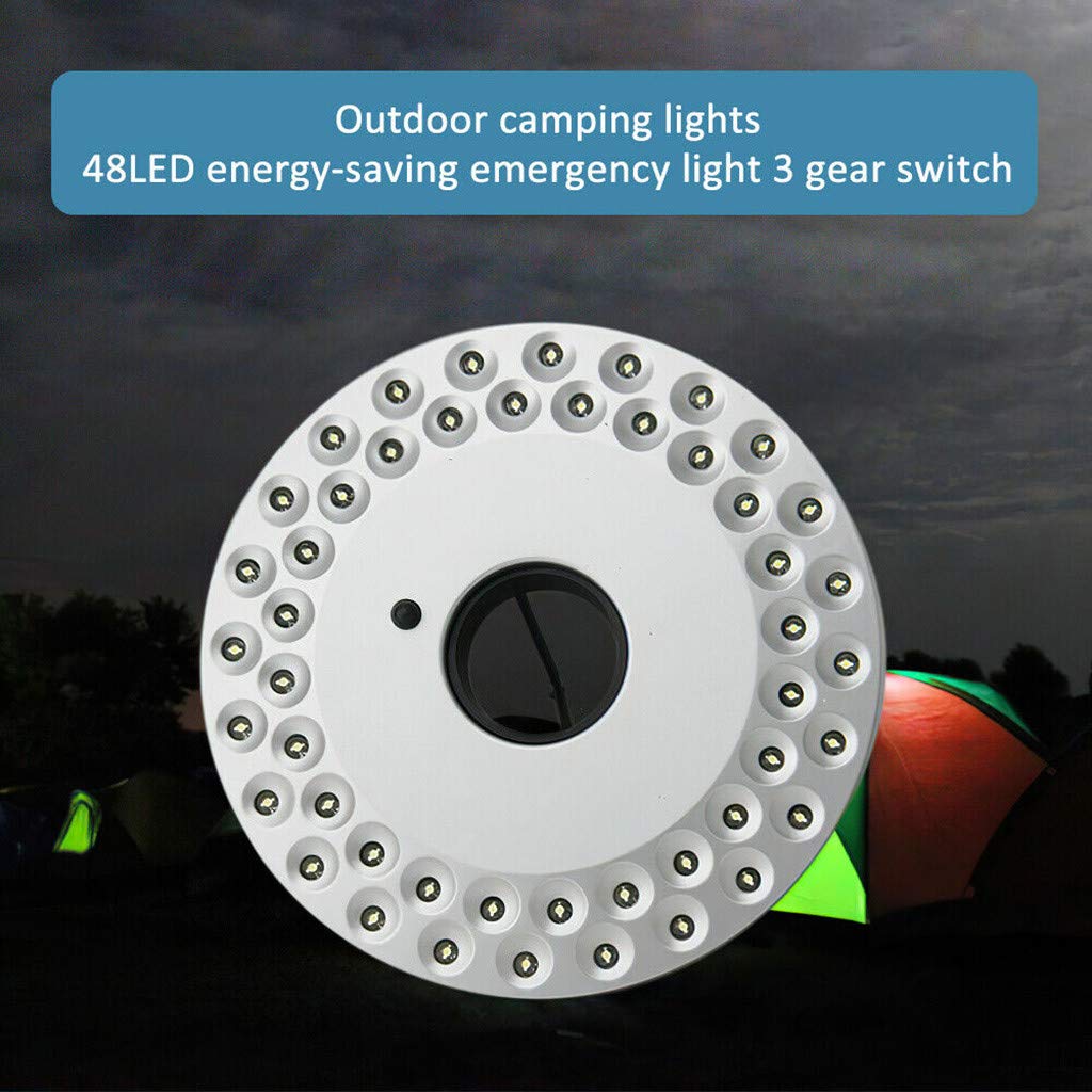 Solar LED Camping Lamp – Portable, Hanging Tent Light for Outdoor Activities