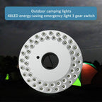 Solar LED Camping Lamp – Portable, Hanging Tent Light for Outdoor Activities