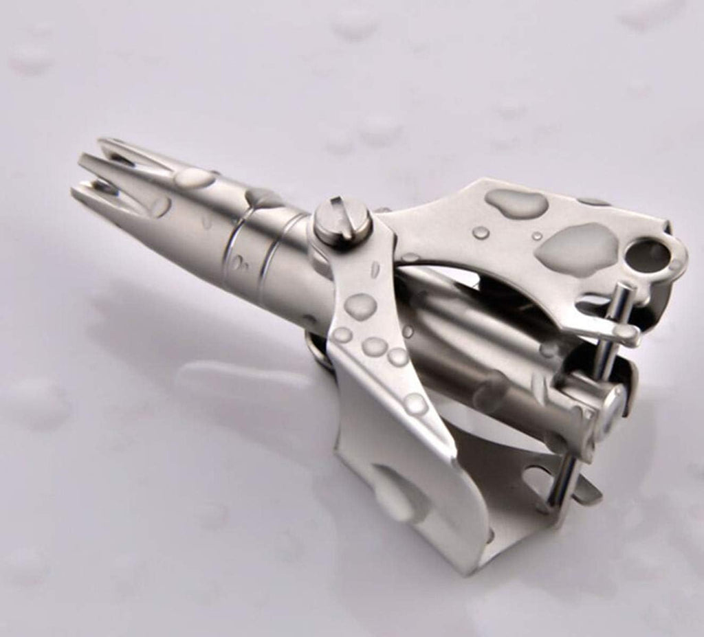 Nose hair remover made of stainless steel