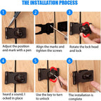 Heavy Duty Keyed Hasp Lock