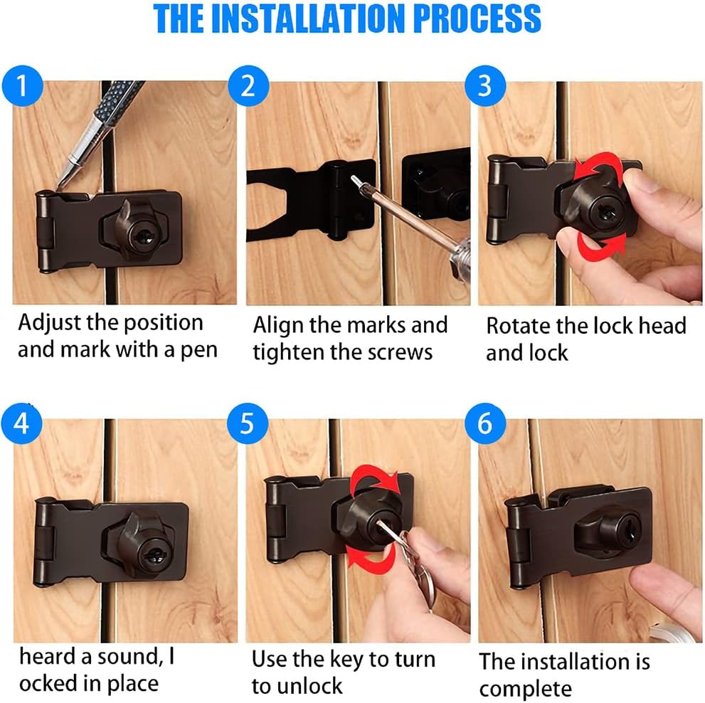 Heavy Duty Keyed Hasp Lock