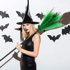 Halloween Witch Broom Plastic Party Prop