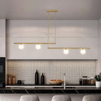 Nordic Glass Linear Luxury Pendant Lamp