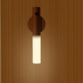 Wall Light Wooden Rechargeable Motion Sensor Lamp