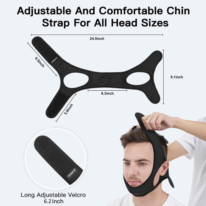 SnoreGuard - Comfortable Chin Strap for a Silent and Peaceful Sleep