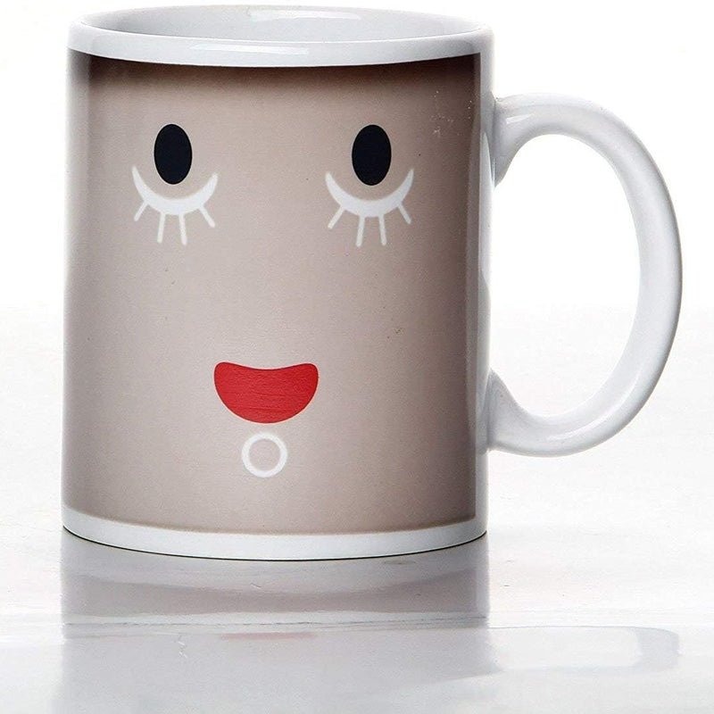 Morning Smiley Magic Heat Sensitive Color Changing Ceramic Coffee Mug