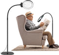 Full-Page Magnifying Glass with LED Light – Hands-Free Reading Aid for Books, Crafts & Hobbies