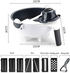MagicChef - Multifunctional 9-in-1 Vegetable Slicer and Chopper