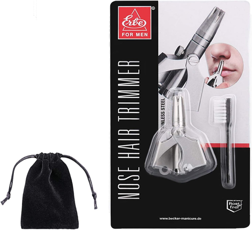 Nose hair remover made of stainless steel