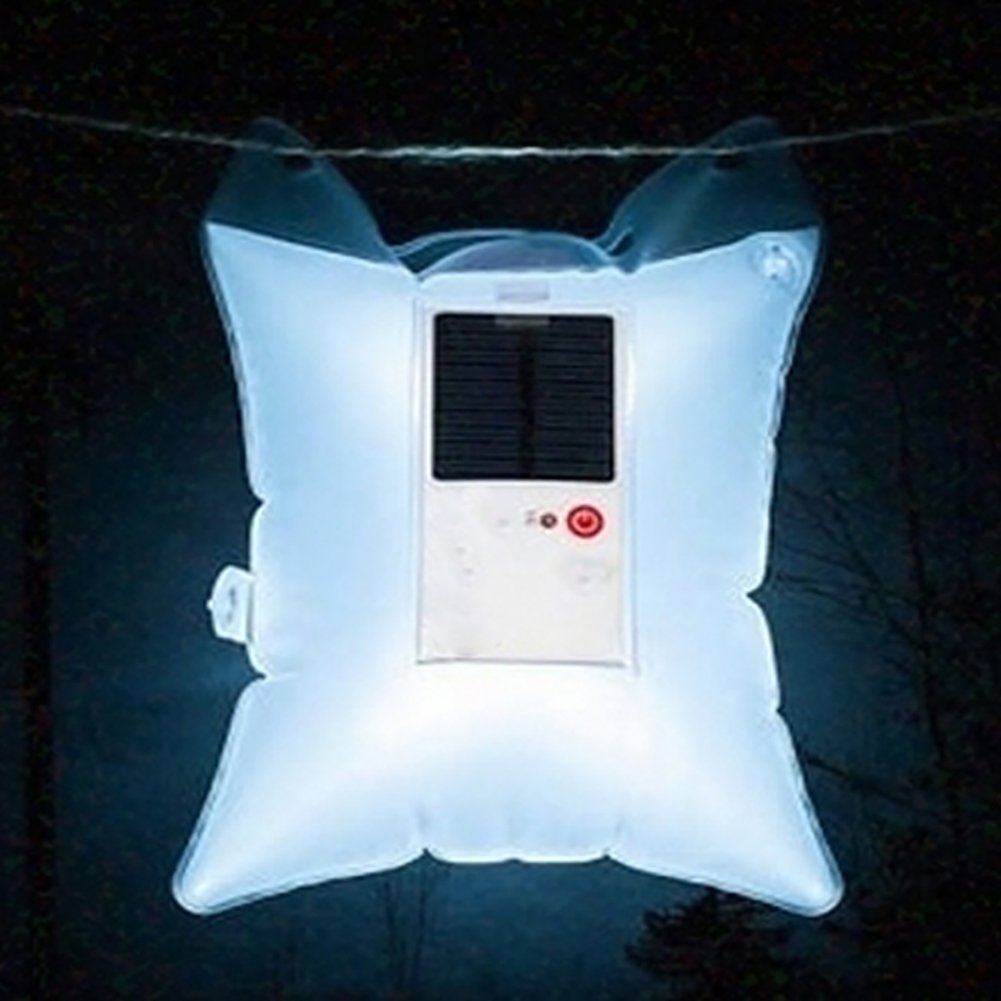 Solar lamp in transparent bag – Energy-saving LED lamp for garden and outdoor use