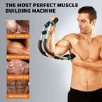Adjustable training bar for targeted muscle training of arms & chest