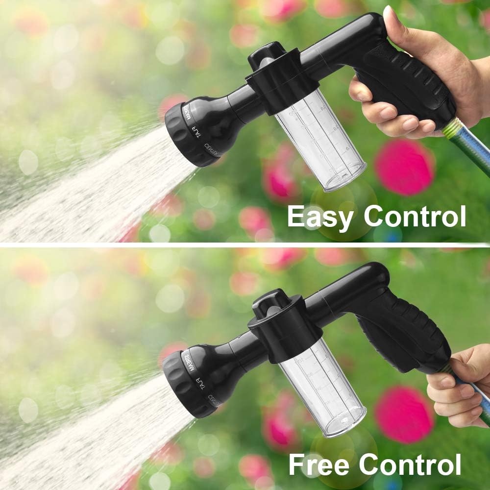 Multifunctional Car Wash Gun – Spray Gun with Microfiber Attachment for Thorough Cleaning