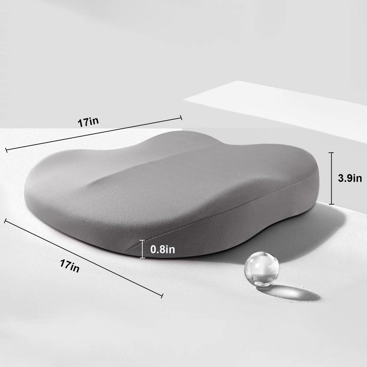 Car Cushion RaiseSit – Ergonomic Seat Booster Cushion with Memory Foam