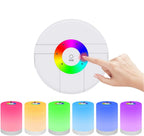 Dimmable Portable LED Lamp – Color Changing Table Lamp with Touch Control for Cozy Lighting