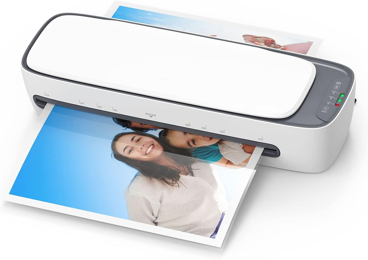 A3 Desktop Laminator Set with Hot & Cold Modes and 6-in-1 Functions – Lexaro