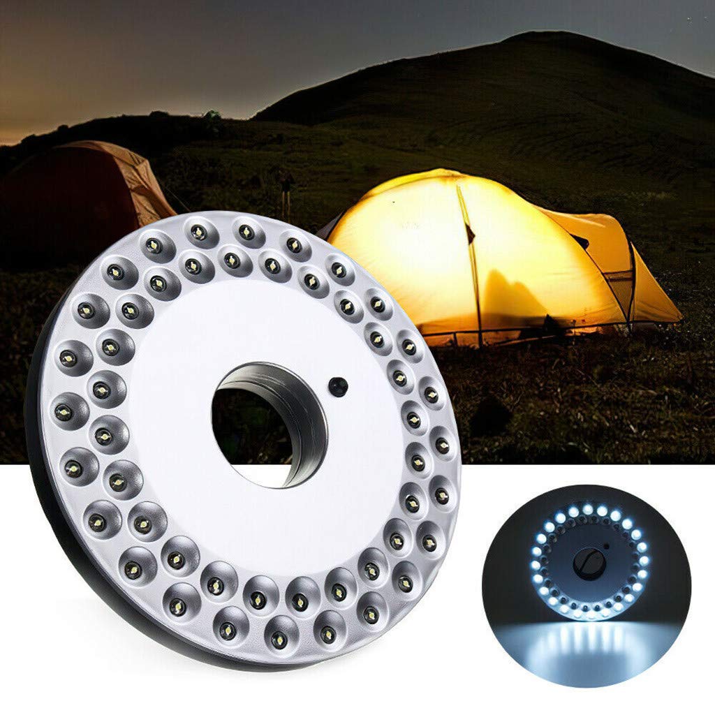 Solar LED Camping Lamp – Portable, Hanging Tent Light for Outdoor Activities