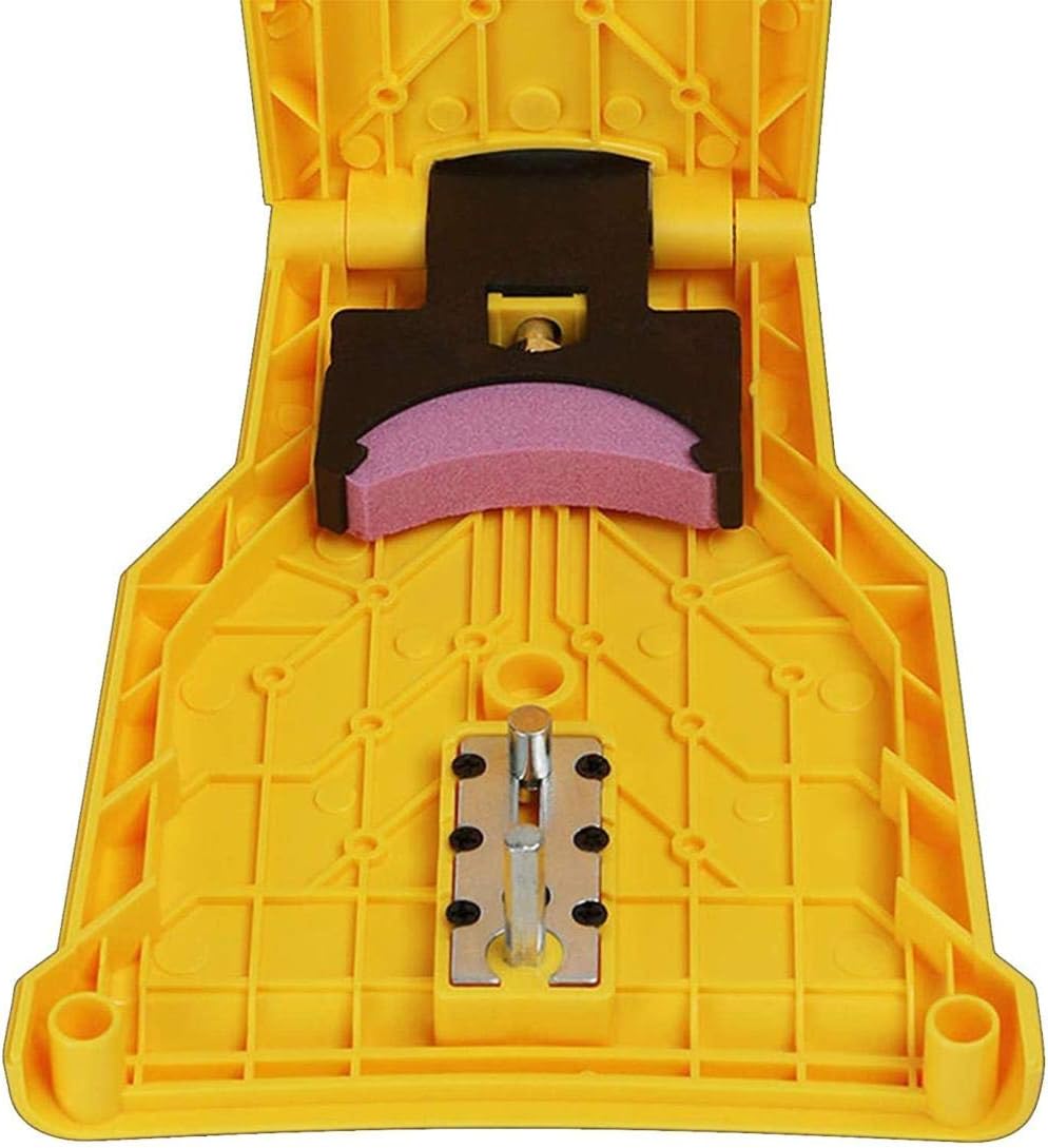 Chainsaw sharpener for precise sharpening of chains