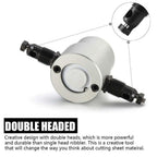 Nibbler Cutter Drill Attachment Double Head Metal Sheet