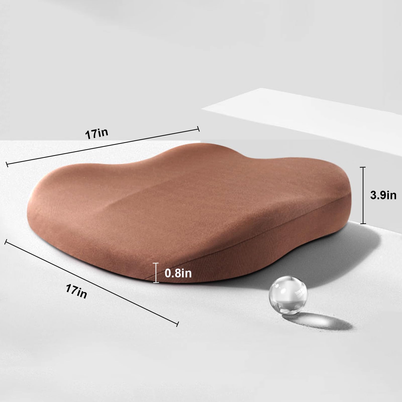 Car Cushion RaiseSit – Ergonomic Seat Booster Cushion with Memory Foam
