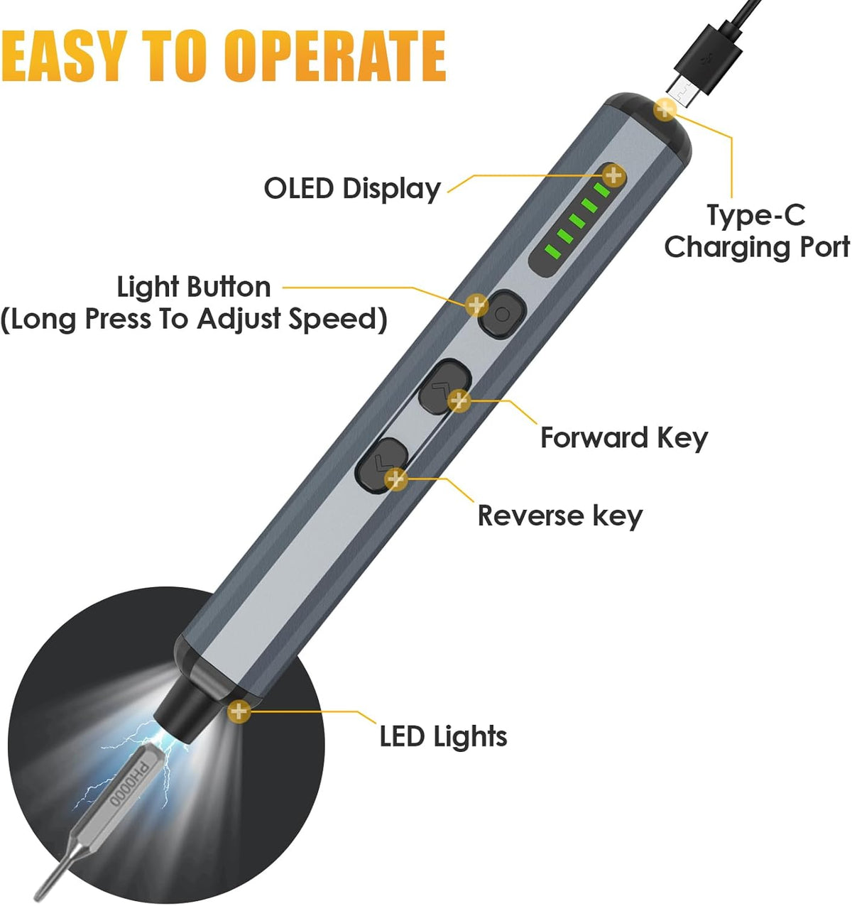 ProFix 68-in-1 Electric Precision Screwdriver Set