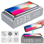 BENNETT - LED alarm clock with wireless charger