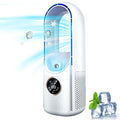 Bladeless Portable Fan | Ultra-Quiet, Ergonomic Design & Ideal for Home and Office Use