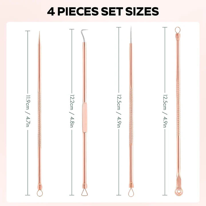 Blackhead and pimple removal set