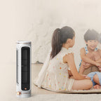 USB Rechargeable Desktop Tower Fan – Ultra-Quiet 3-Speed Circulator with Wide-Angle Airflow