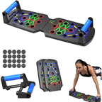 Color-Coded Push-Up Board with Ergonomic Handles