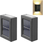 Solar Wall Lights Outdoor Waterproof LED Lamp