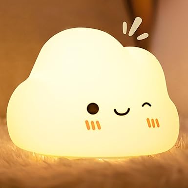 FluffLite Night Light – Soft Cloud Light made of BPA-free Silicone