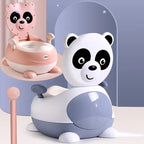 Potty chair for children in panda shape – Soft baby potty with PU seat