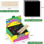Rainbow Scratch Mini Art Notes