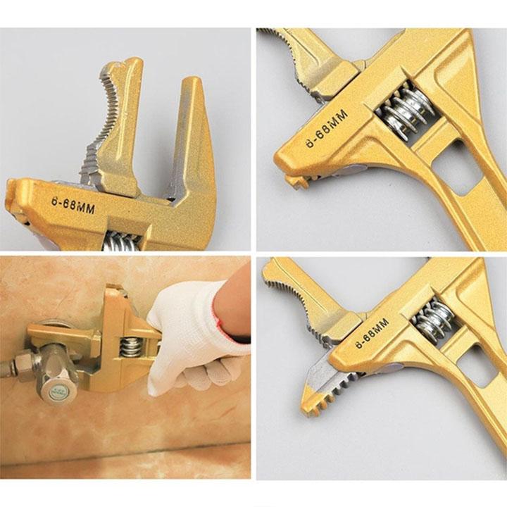 Multifunctional tool for bathroom key