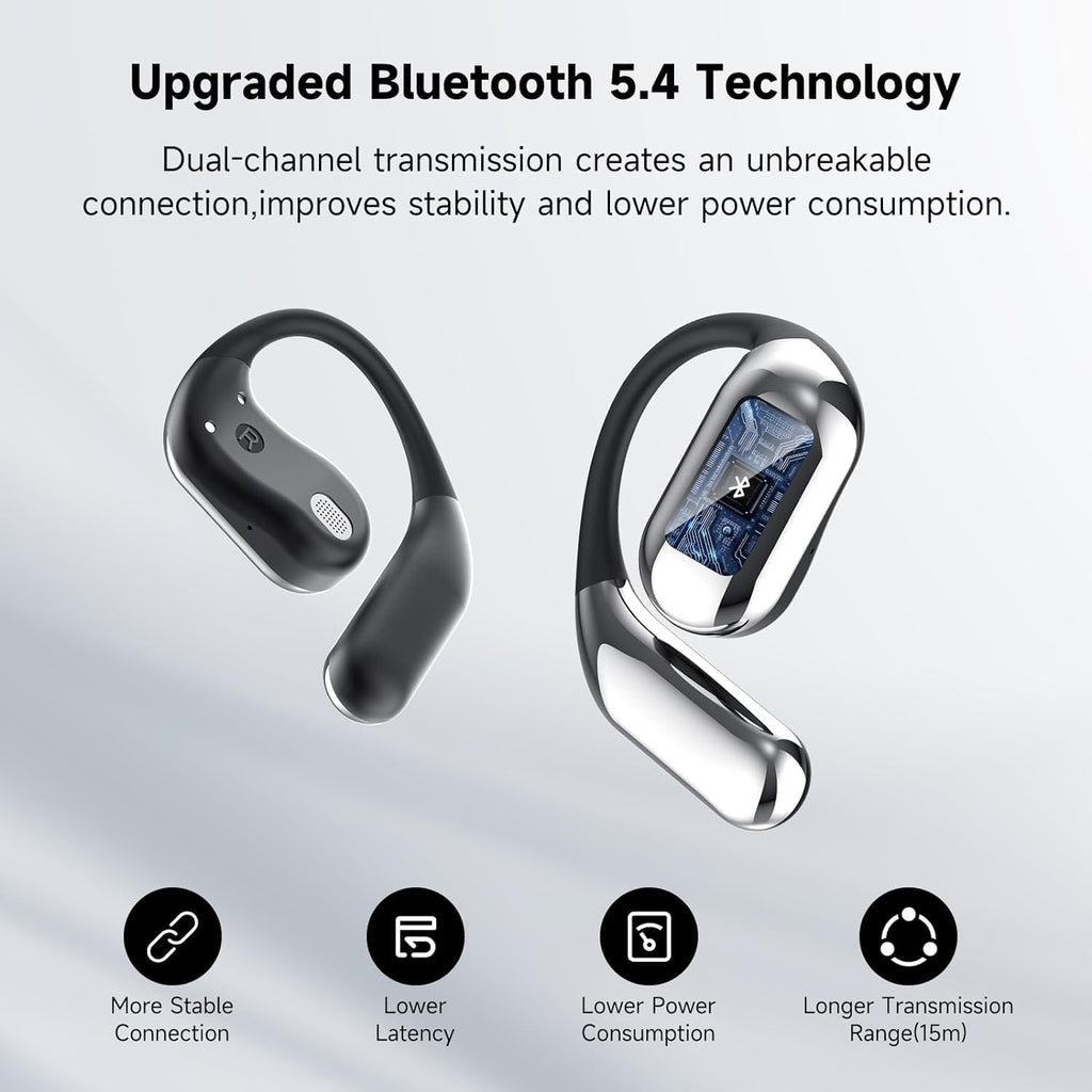 Real-Time 3-in-1 AI Translator Earbuds with Bluetooth 5.3 and Noise Cancelling Mic